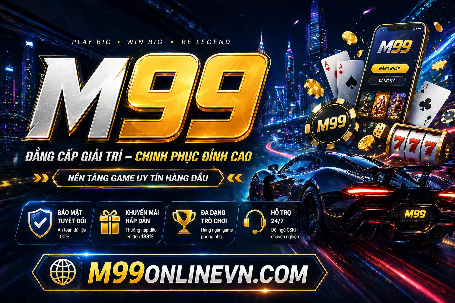 Giao diện ứng dụng Kwin Game Bài trên điện thoại